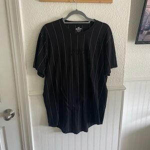 Hollister Black Striped Men's Tee